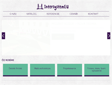 Tablet Screenshot of intersystemeu.sk